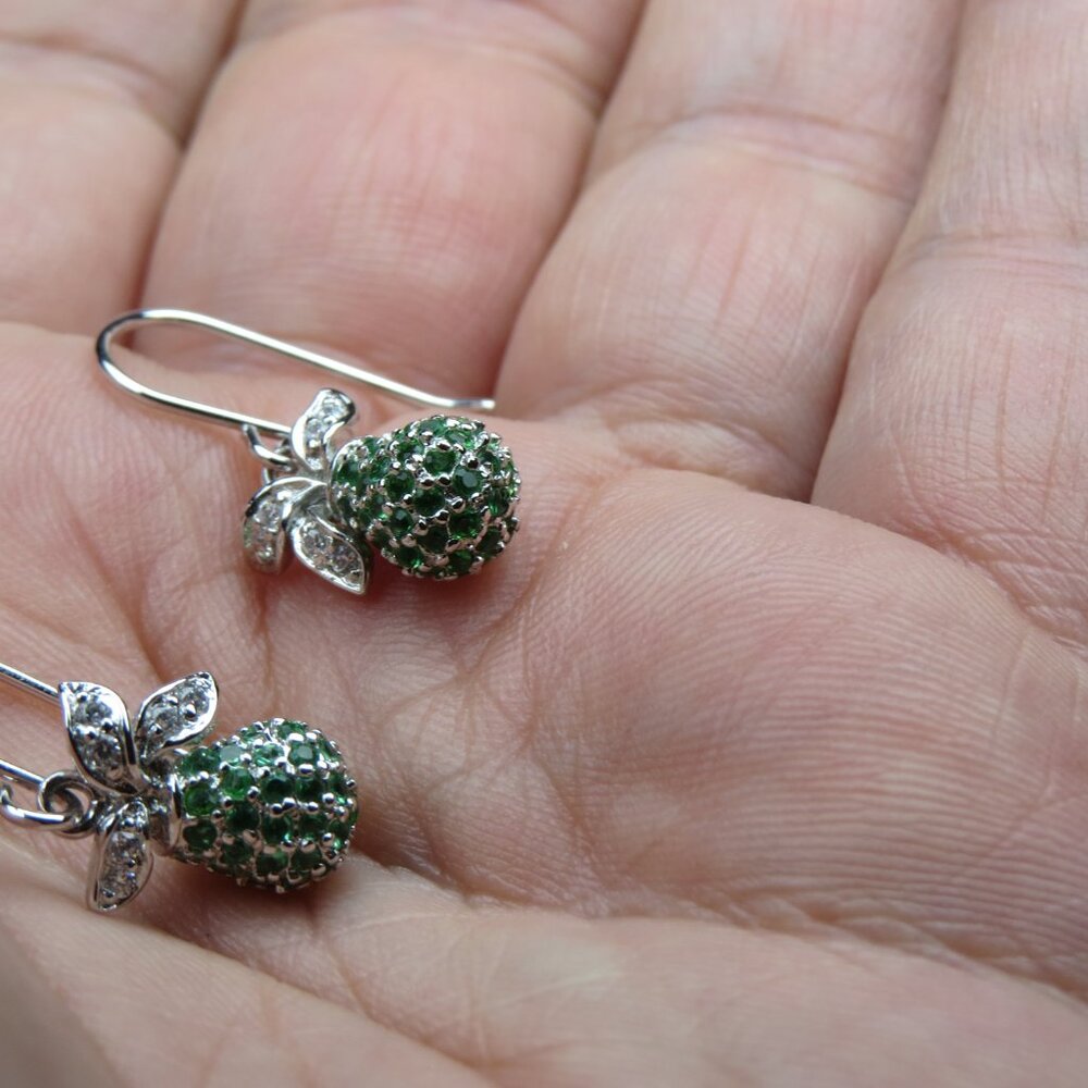 Sterling Silver Pineapple Earring - image 2